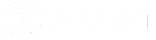Feast logo, circular with crossed spoon and fork within circle. With Feast written to side.